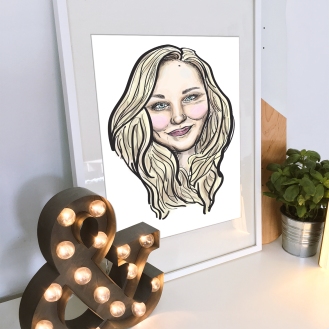 Digital Portrait - Adobe Illustrator & Tablet